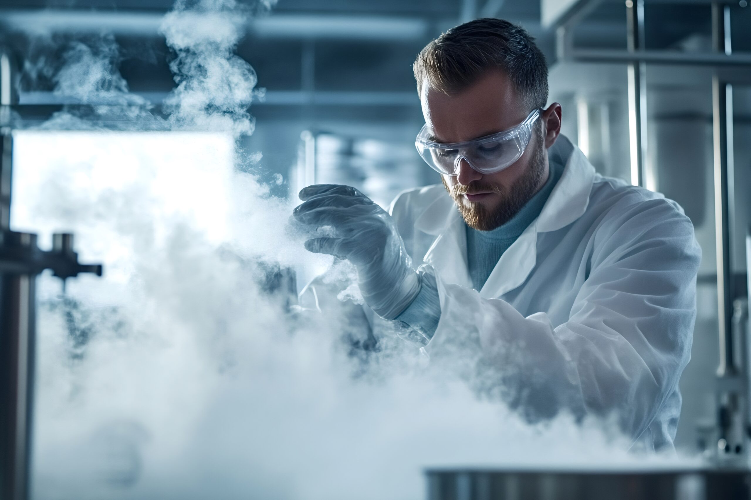 Temperature monitoring cryogenic storage