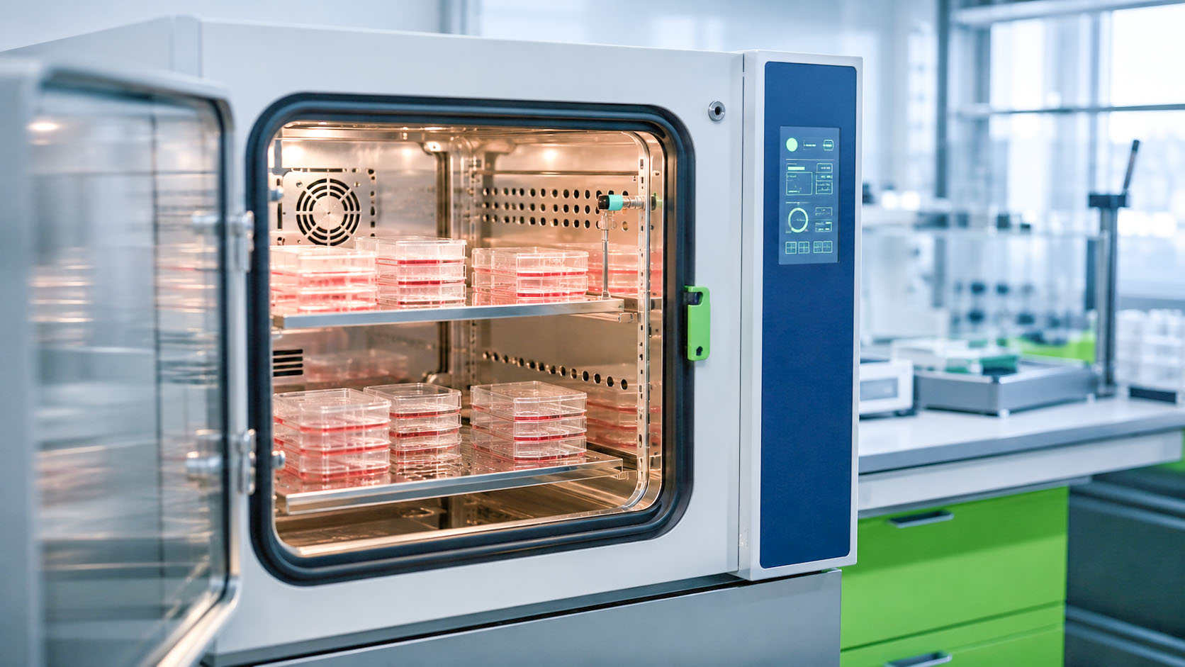 Klimaatkast, broedstoof en incubator temperatuurbewaking