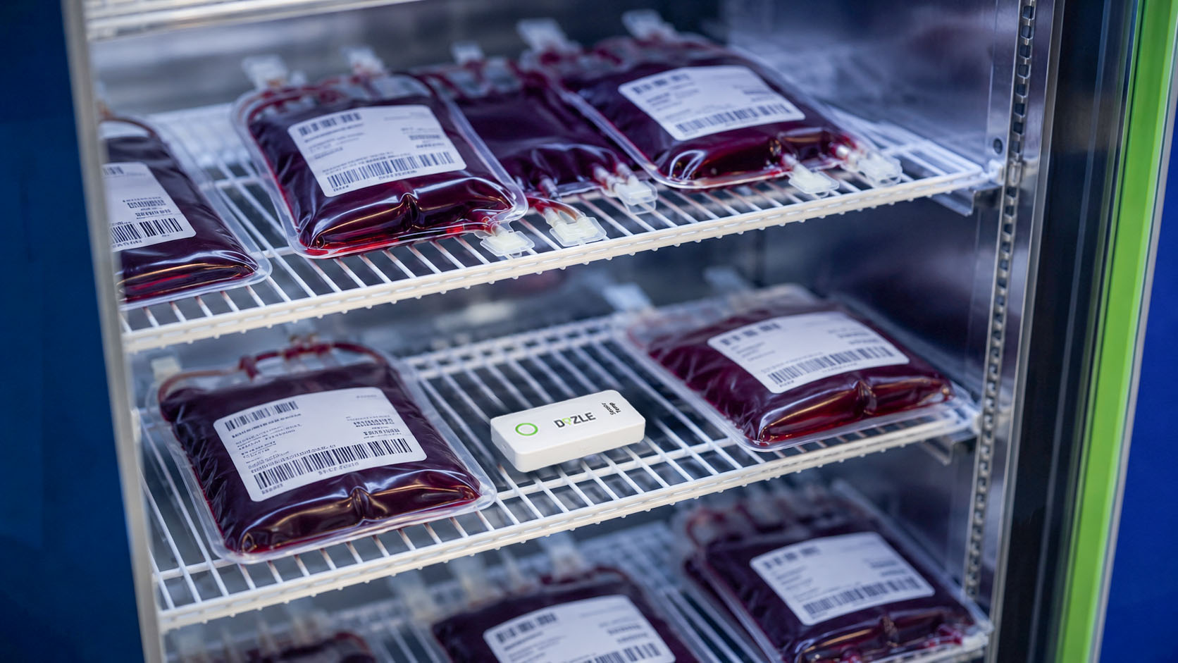 Temperatuurbewaking bloedbank en bloedproducten