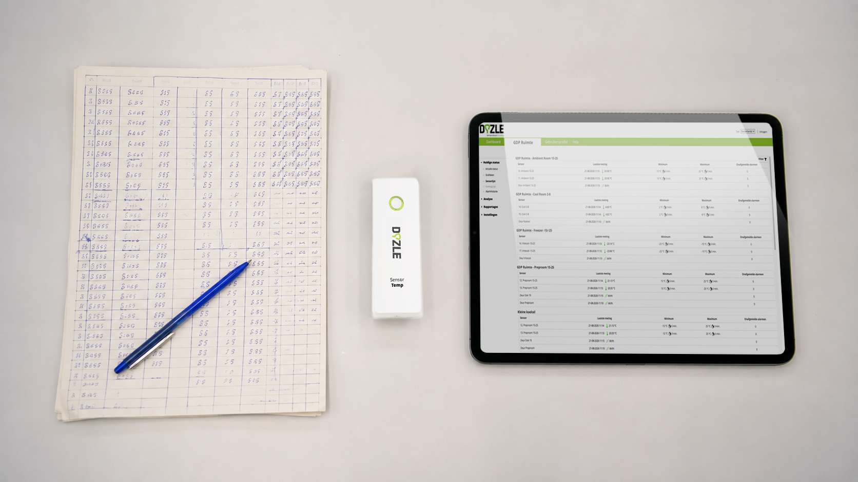 Temperatuurmonitoring, registratie of temperatuurbewaking: wat is het verschil?